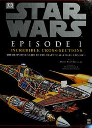 Cover of: Star wars, episode I: incredible cross-sections