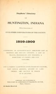 Stephens' directory of Huntington, Indiana