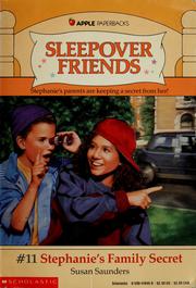 Cover of: Stephanie's family secret by Susan Saunders