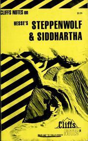 Cover of: Steppenwolf & Siddhartha by Carolyn R. Welch, Carolyn R. Welch