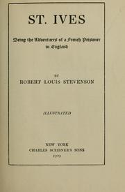 Cover of: St. Ives by Robert Louis Stevenson