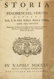 Cover of: Storia e fenomeni del Vesuvio