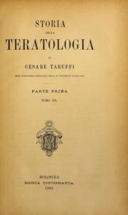 Storia della teratologia