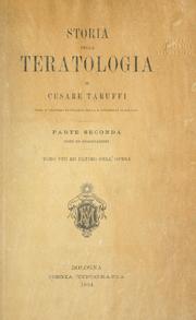 Storia della teratologia