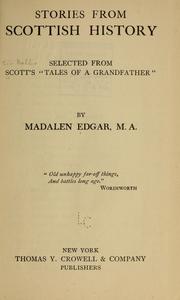 Cover of: Stories from Scottish history by Sir Walter Scott