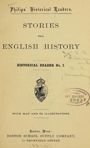Stories from English history .. by Williams, John Francon.