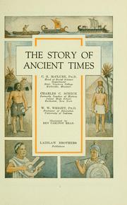 Cover of: The story of ancient times