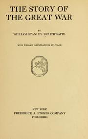 Cover of: The story of the great war