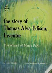 Cover of: The Story of Thomas Alva Edison, Inventor: The Wizard of Menlo Park
