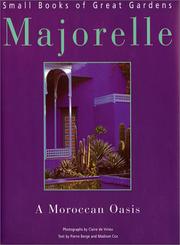 Cover of: Majorelle by Madison Cox, Pierre Berge