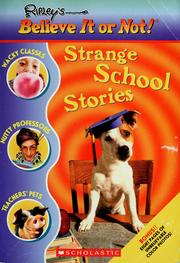 Cover of: Strange school stories