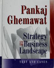 Cover of: Strategy and the business landscape