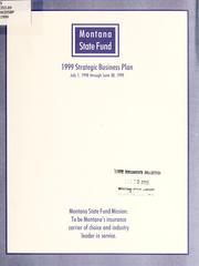 Cover of: Strategic business plan