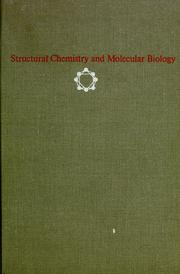 Cover of: Structural chemistry and molecular biology. by Edited by Alexander Rich and Norman Davidson.