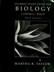 Cover of: Student study guide for Biology [by] Campbell/Reece by Martha R. Taylor
