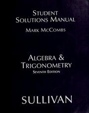 Cover of: Student solutions manual by Mark McCombs
