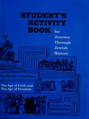 Cover of: Student's activity book for Journey through Jewish history: the age of faith and the age of reason