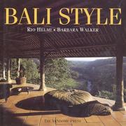 Cover of: Bali style