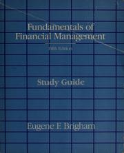 Cover of: Study guide: fundamentals of financial management