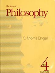 Cover of: The study of philosophy