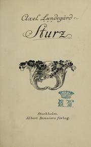 Cover of: Sturz