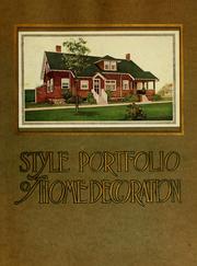 Cover of: Style portfolio of home decoration