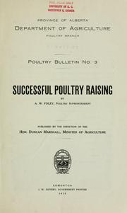 Successful poultry raising