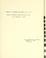 Cover of: Summary of conference decisions on H.R. 3919 Crude Oil Windfall Profit Tax Act of 1980 (as of February 8, 1980).