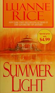 Cover of: Summer light by Luanne Rice