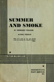 Cover of: Summer and smoke.