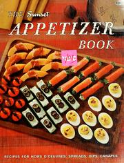 Cover of: The Sunset appetizer book