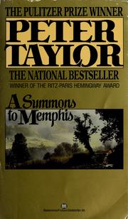 Cover of: A summons to Memphis