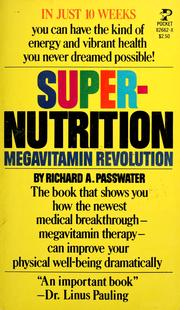 Cover of: Supernutrition
