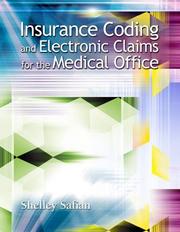 Cover of: Insurance Coding and Electronic Claims for the Medical Office