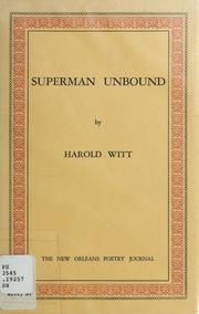 Cover of: Superman unbound: [poems]