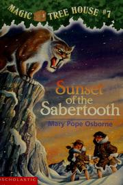 Cover of: Sunset of the Sabertooth by Mary Pope Osborne