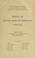 Cover of: Survey of oyster bars of Maryland, 1906-1912