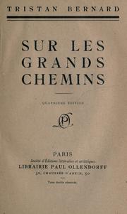 Cover of: Sur les grands chemins