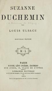 Cover of: Suzanne Duchemin