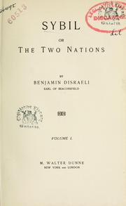Cover of: Sybil or the two nations by Benjamin Disraeli