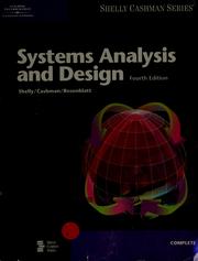 Systems analysis and design by Gary B. Shelly