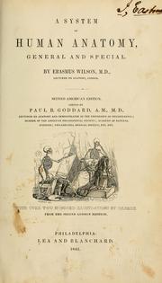 Cover of: A system of human anatomy, general and special