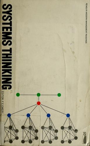 Systems thinking by F. E. Emery