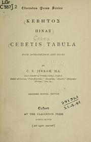 Cover of: Tabula