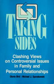 Cover of: Taking sides.