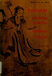 Cover of: Taoism: the parting of the way