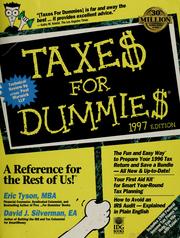 Cover of: Taxe$ for dummie$ by Eric Tyson, David J. Silverman, Eric Tyson