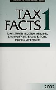 Cover of: Tax facts 1. by 