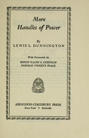 Cover of: More Handles of power