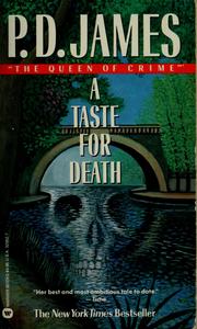Cover of: A  taste for death by P. D. James